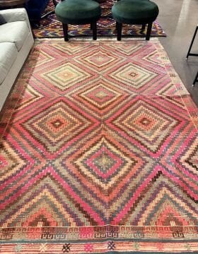 El Dokuma Kök Boya Kilim