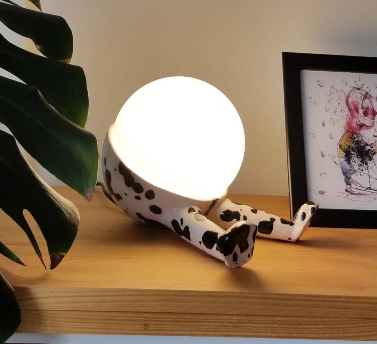 Seramik El Yapımı Abajur