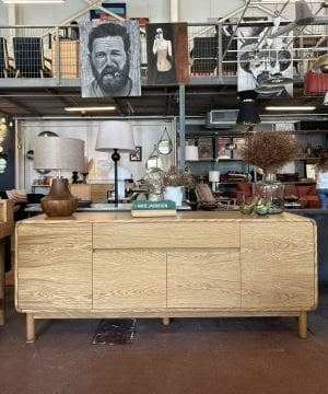 Kavis Masif Meşe Konsol