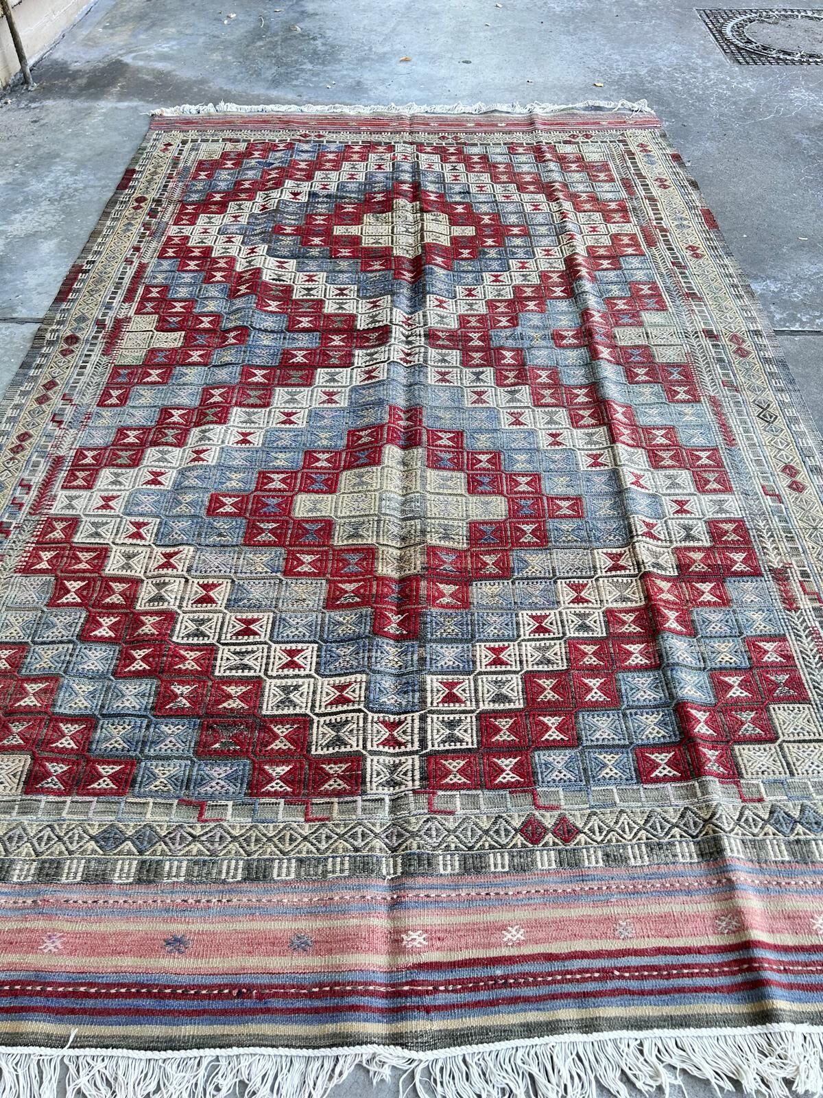 El Dokuma Kök Boya Kilim