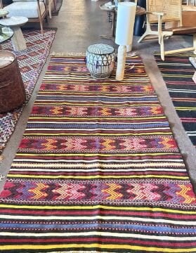El Dokuma Kök Boya Kilim