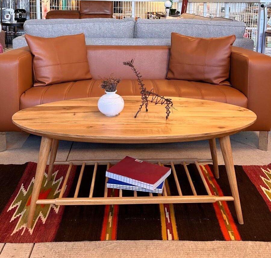 Meşe Oval Sehpa