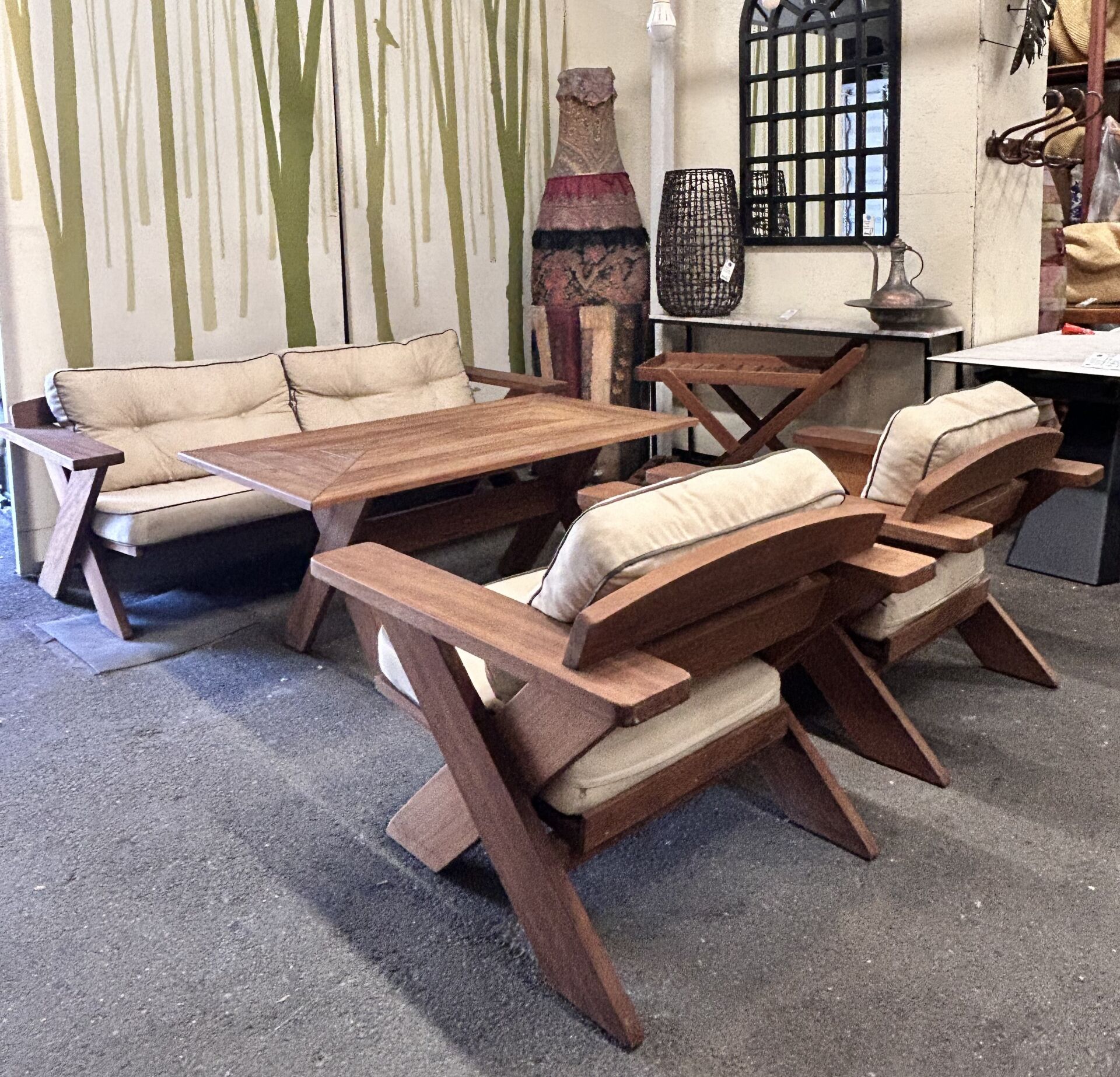 Teak Bahçe Oturma Gurubu