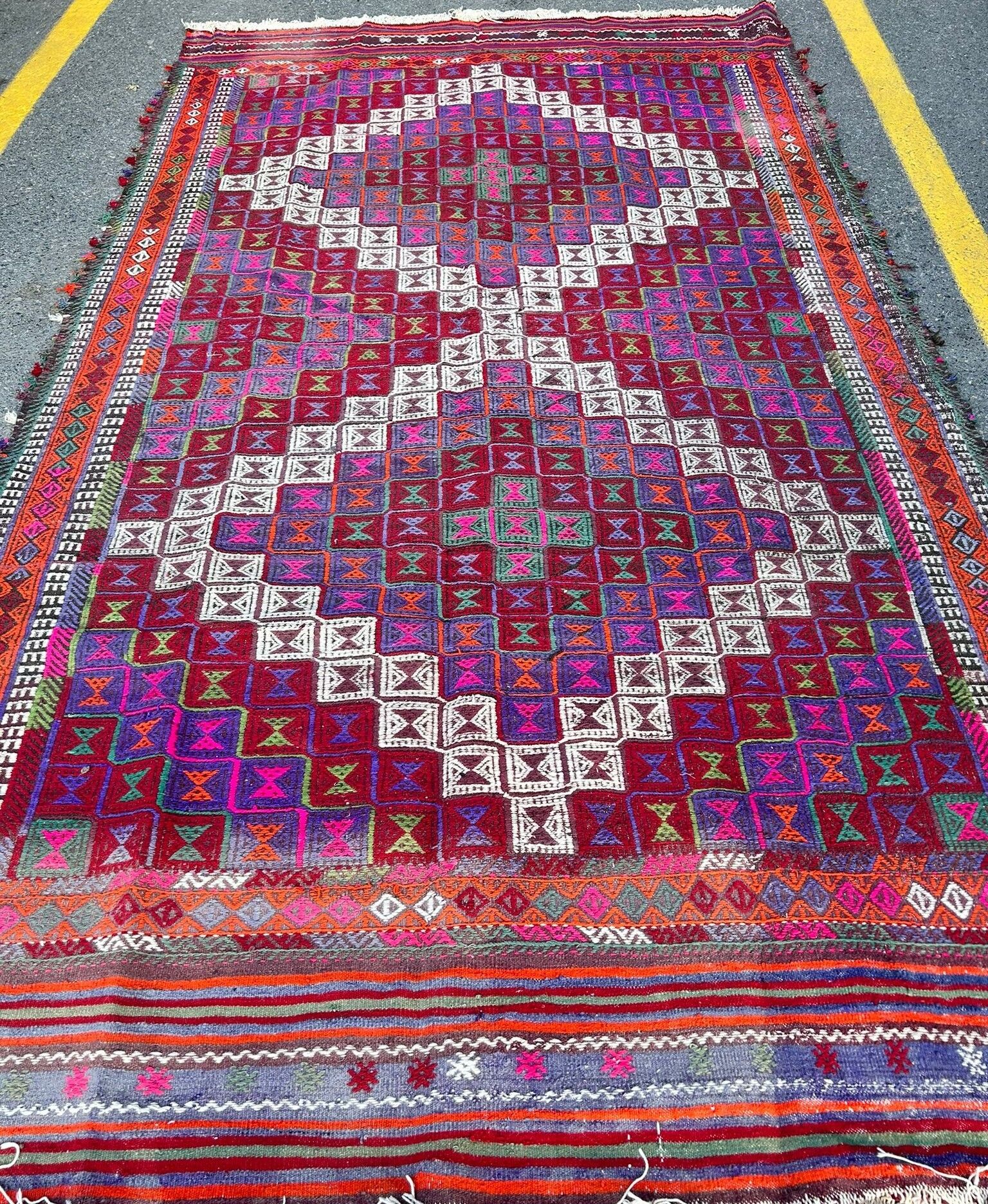 El Dokuma Kök Boya Kilim