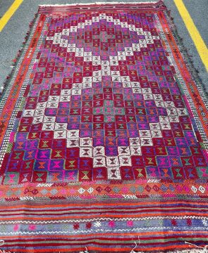 El Dokuma Kök Boya Kilim