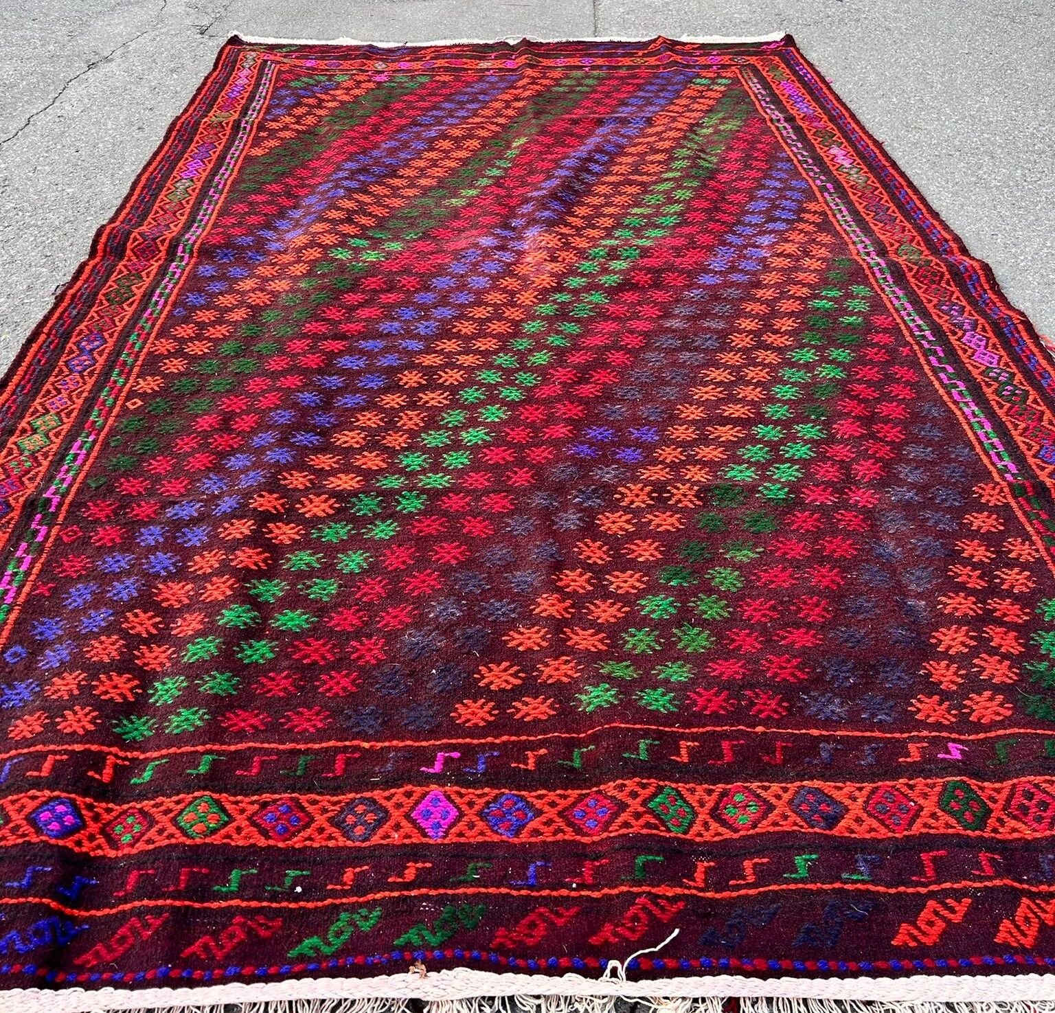 El Dokuma Kök Boya Kilim