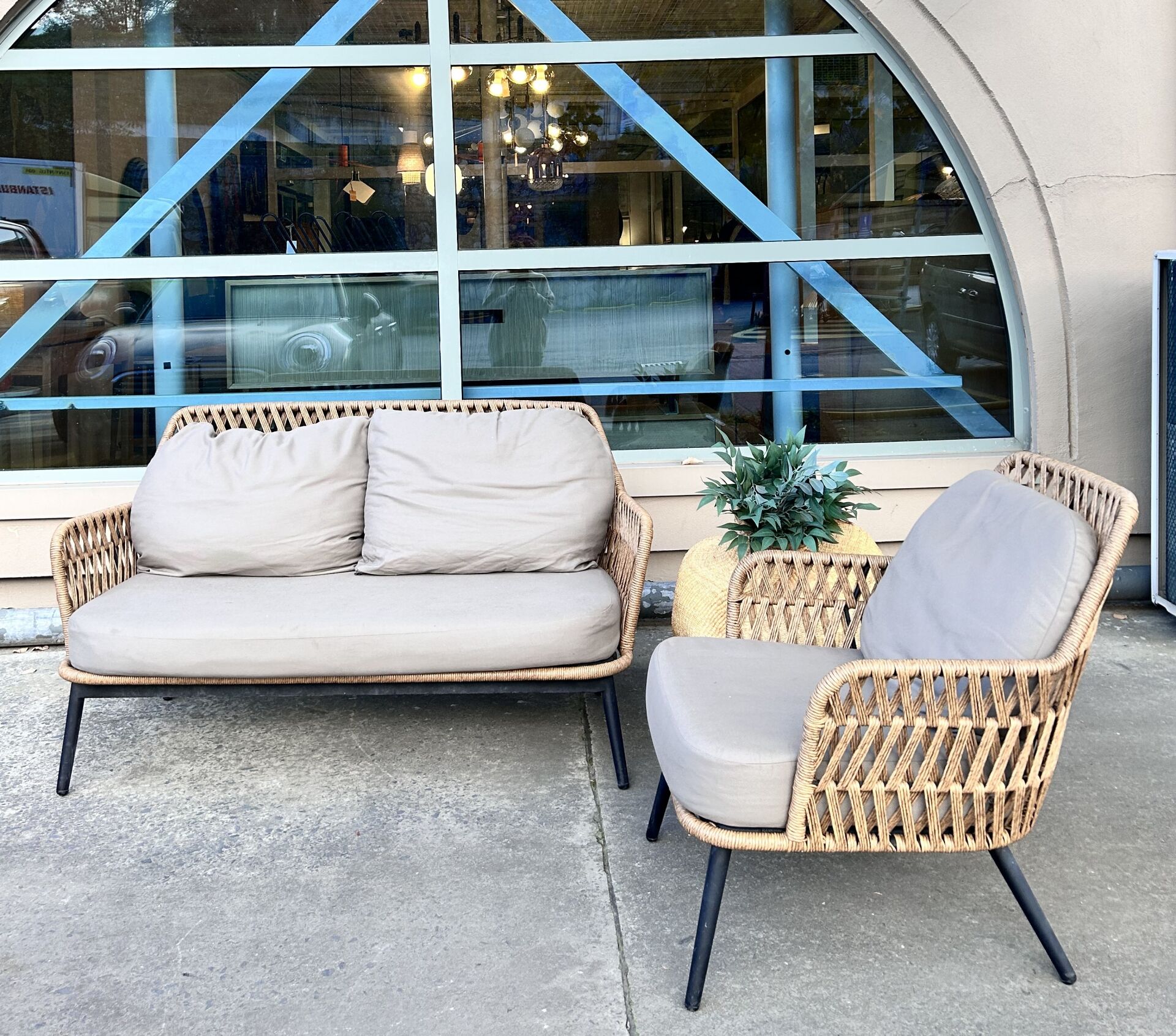 Rattan 2'li Bahçe Takımı