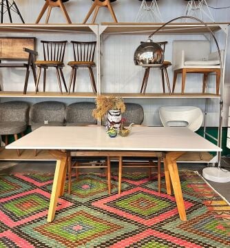 Lake Table Meşe Ayak Masa