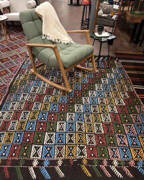 El Dokuma Kök Boya Kilim