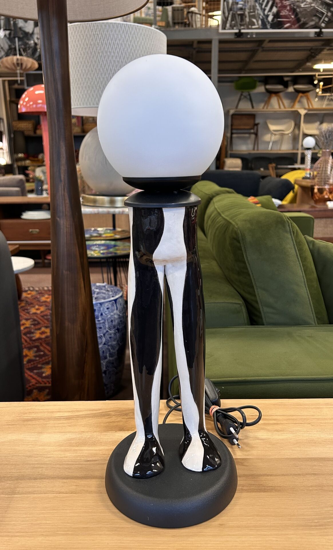 Seramik El Yapımı Abajur