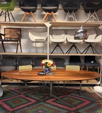 1950'ler Vintage Oval Masa