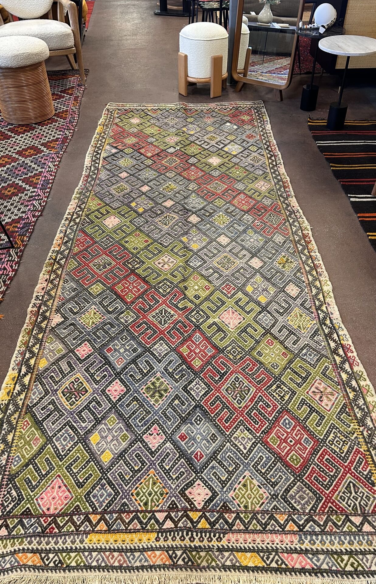 El Dokuma Kök Boya Kilim