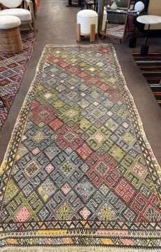 El Dokuma Kök Boya Kilim