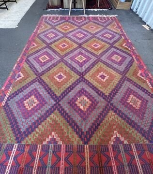 El Dokuma Kök Boya Kilim