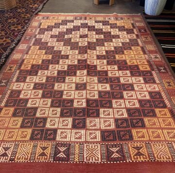 El Dokuma Kök Boya Kilim