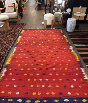 El Dokuma Kök Boya Kilim