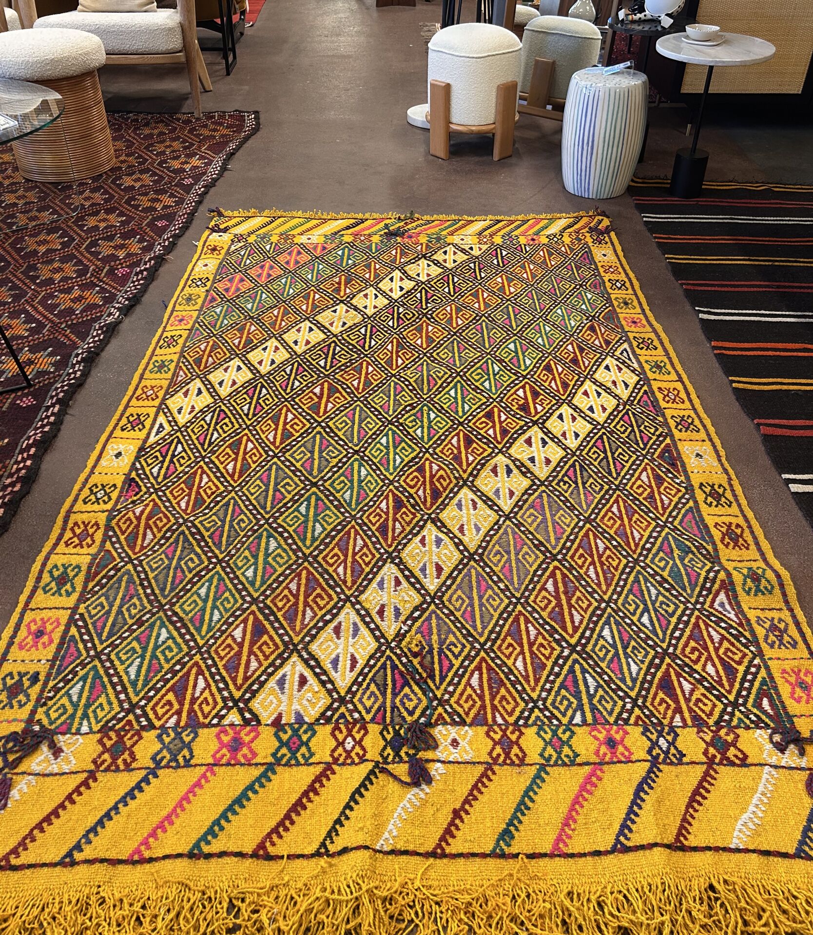 El Dokuma Kök Boya Kilim