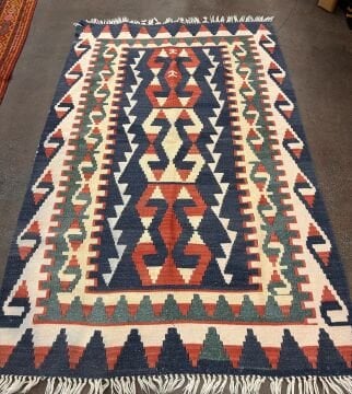 El Dokuma Kök Boya Kilim