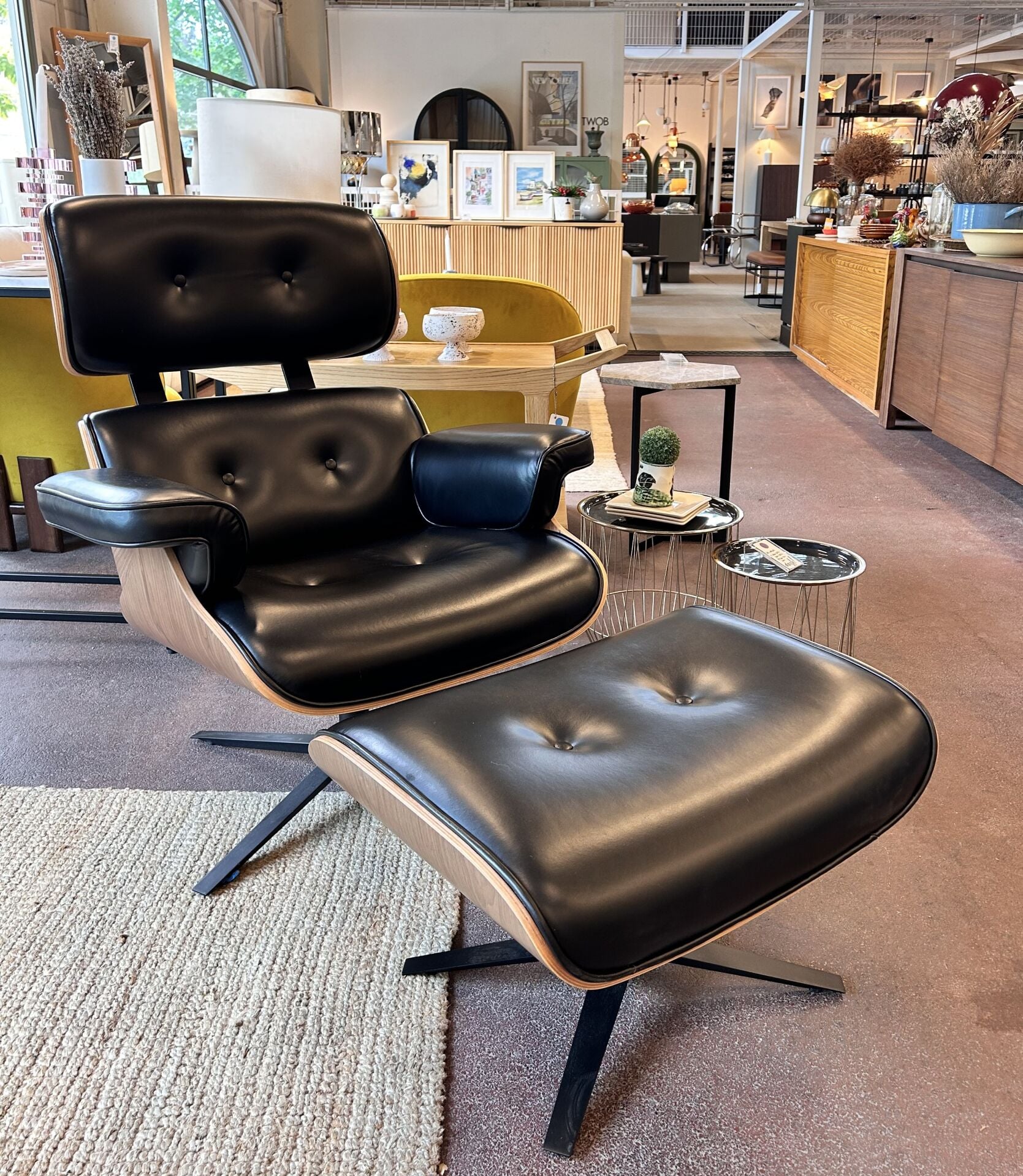 Eames lounge chair and ottoman
