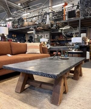 Masif Üzeri Taş Sehpa