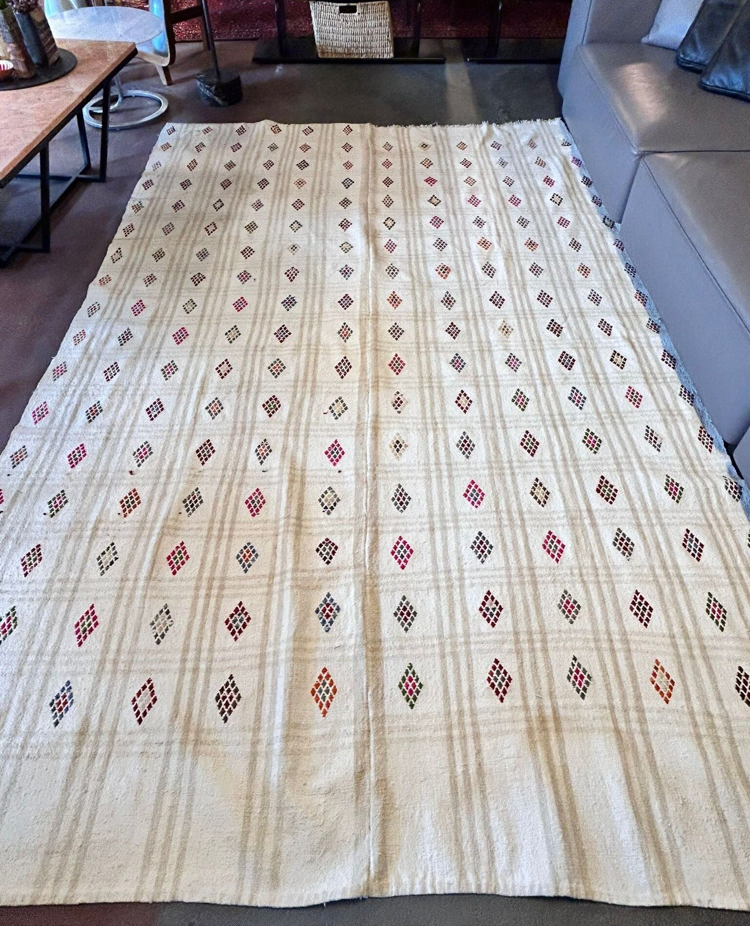 El Dokuma Kök Boya Kilim