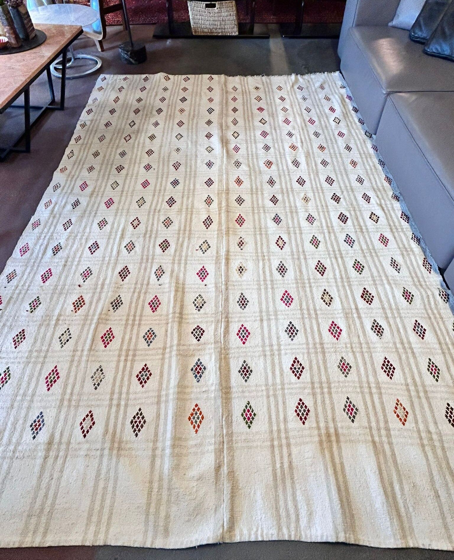 El Dokuma Kök Boya Kilim