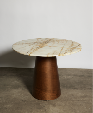 Jude Yuvarlak Mermer Masa