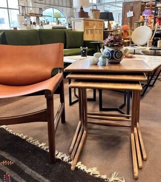 1970'ler İskandinav Zigon Sehpa