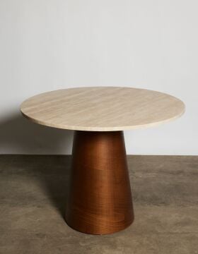 Jude Traverten Yuvarlak Masa