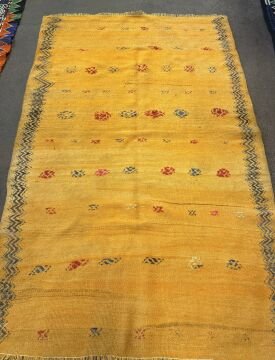 El Dokuma Kök Boya Kilim