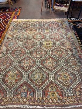 El Dokuma Kök Boya Kilim