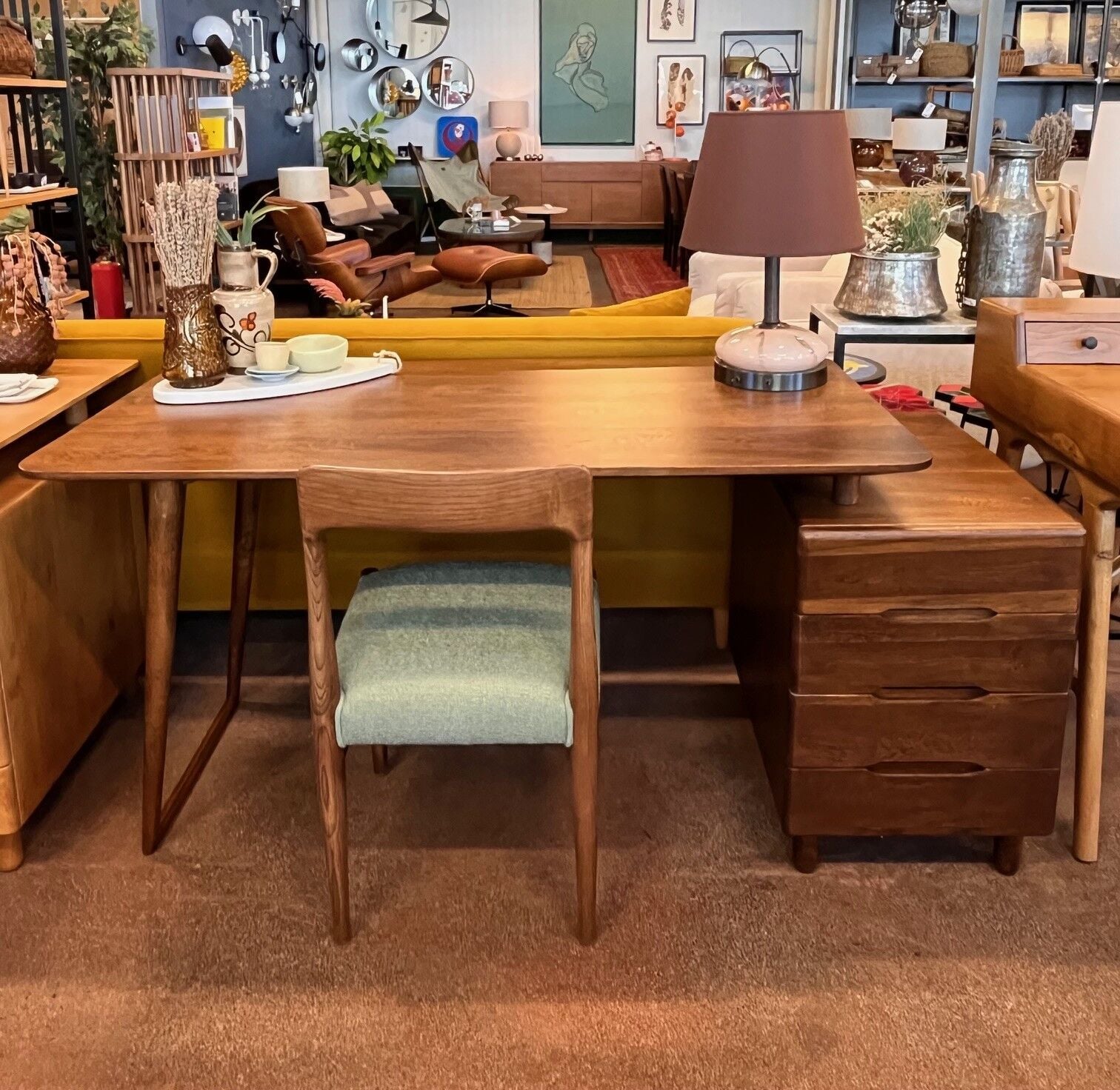 Ceviz Çalışma Masası