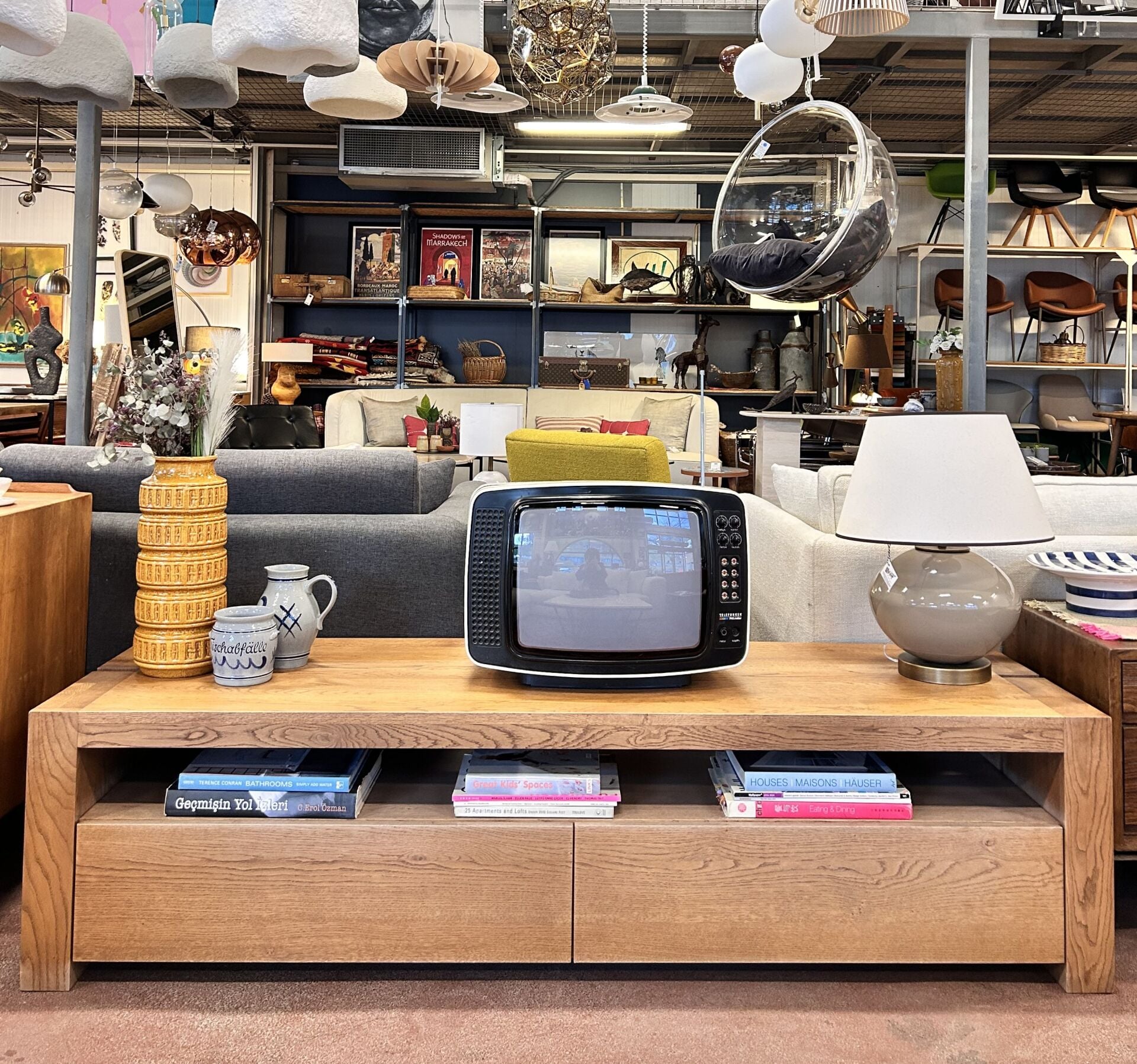 Masif Meşe Tv Ünitesi