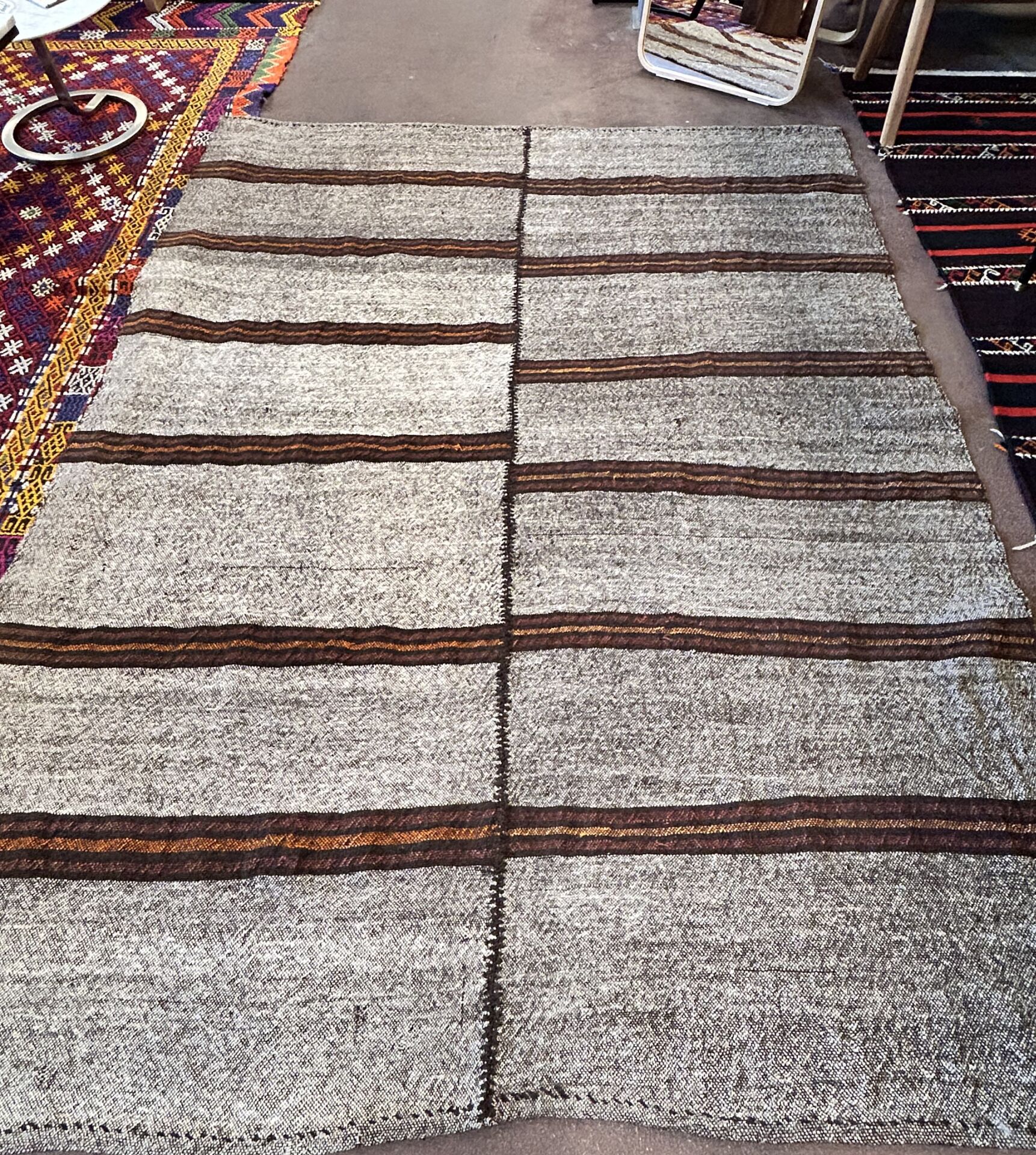 El Dokuma Kök Boya Kilim