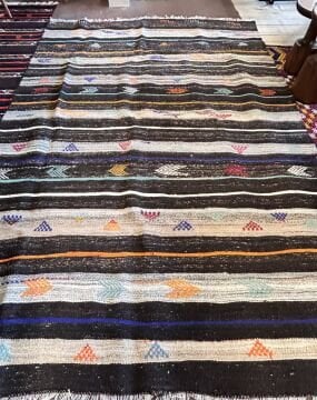 El Dokuma Kök Boya Kilim