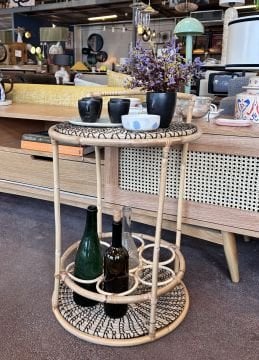 Rattan Servis Arabası