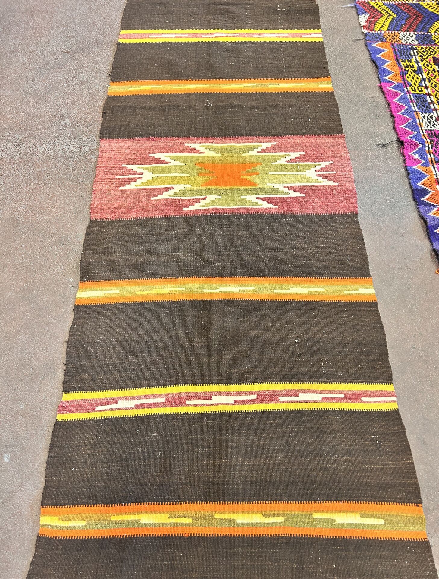 El Dokuma Kök Boya Kilim